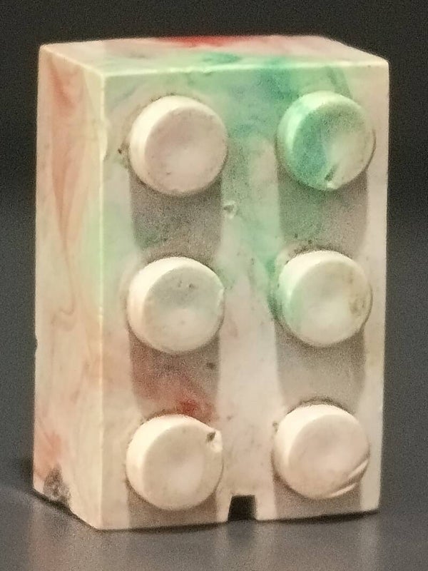 2x3 marbled brick