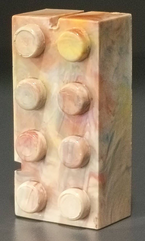 2x4 marbled brick