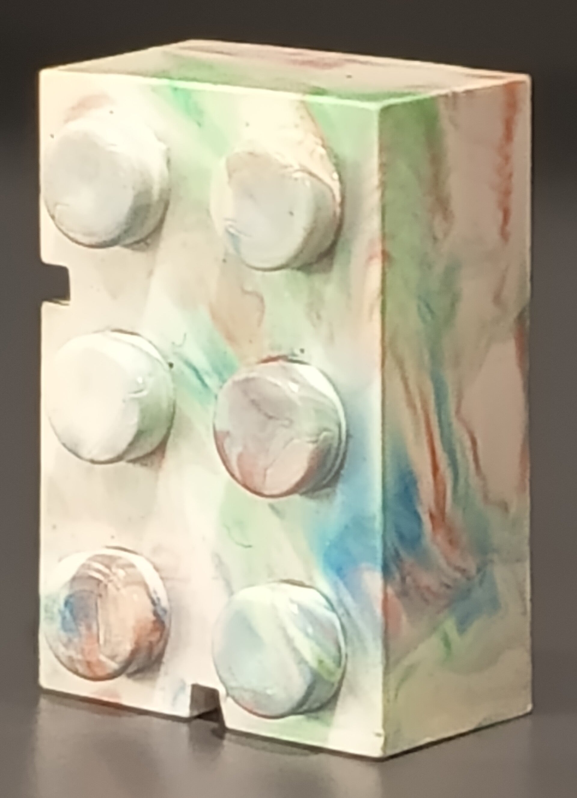 2x3 marbled brick