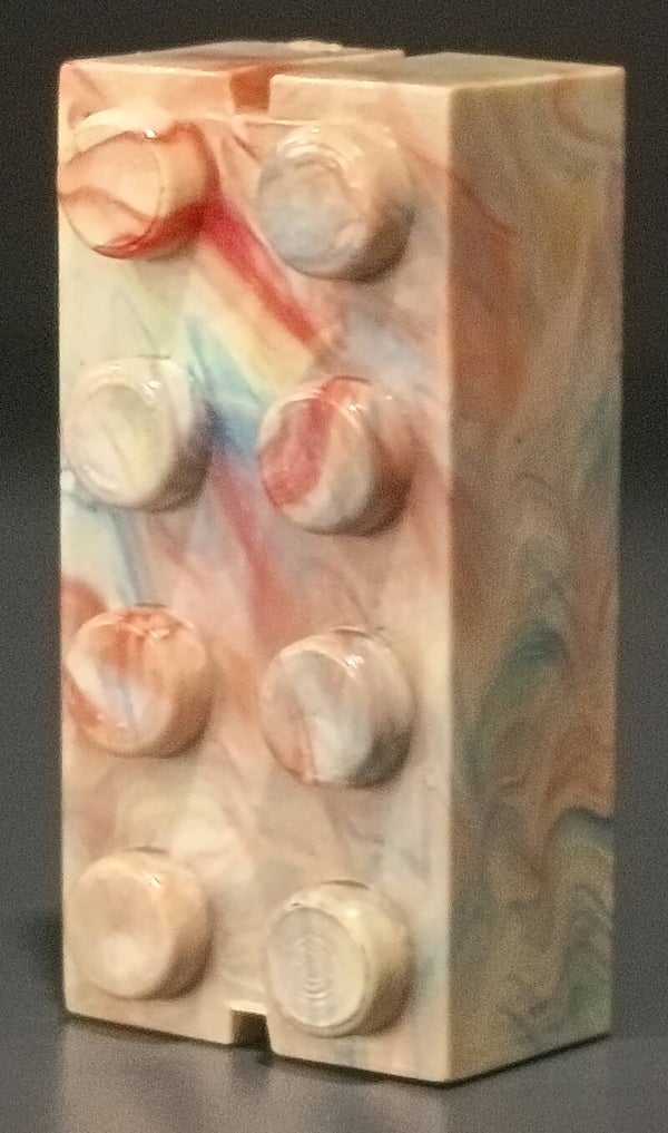 2x4 marbled brick