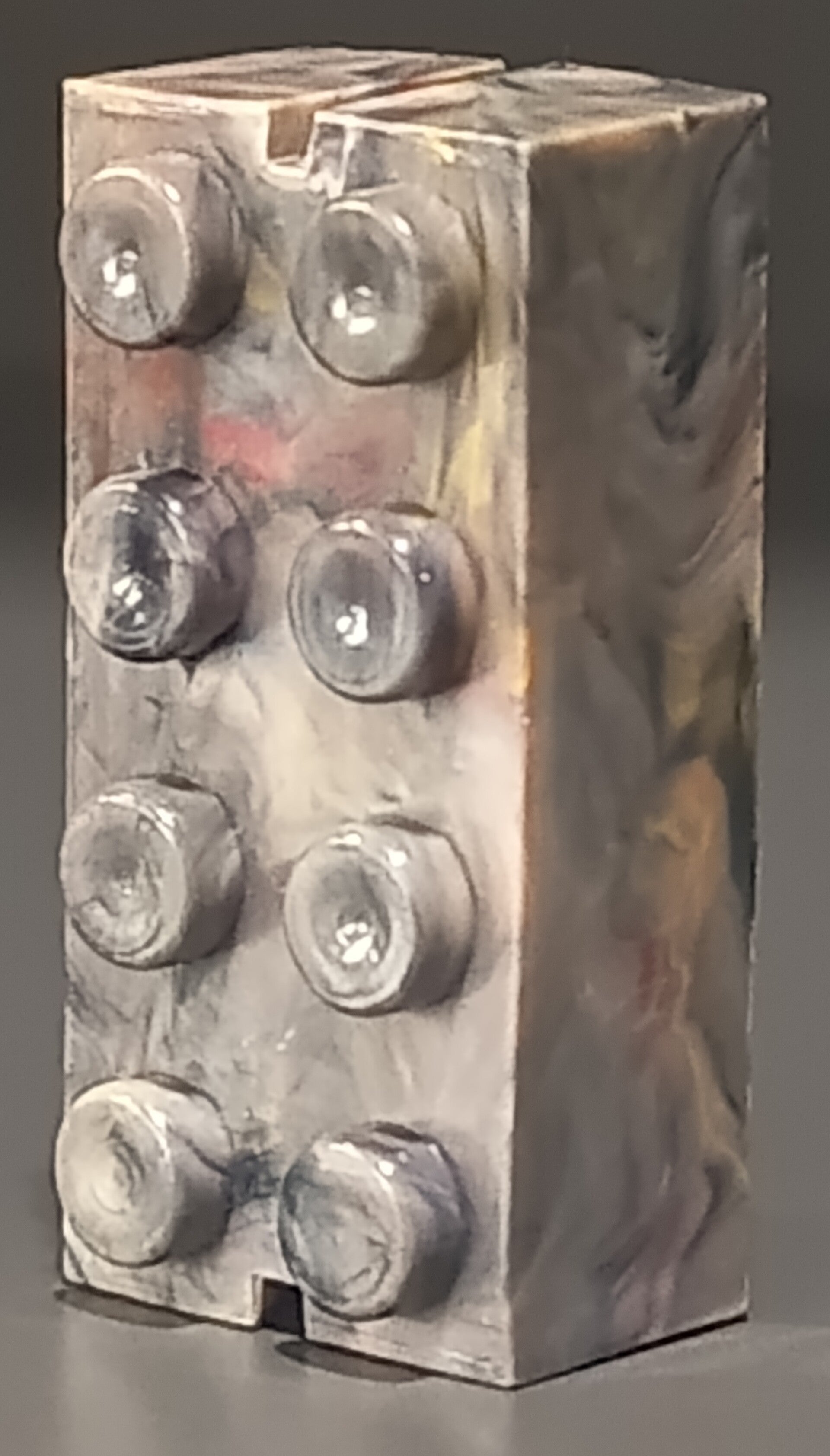 2x4 marbled brick