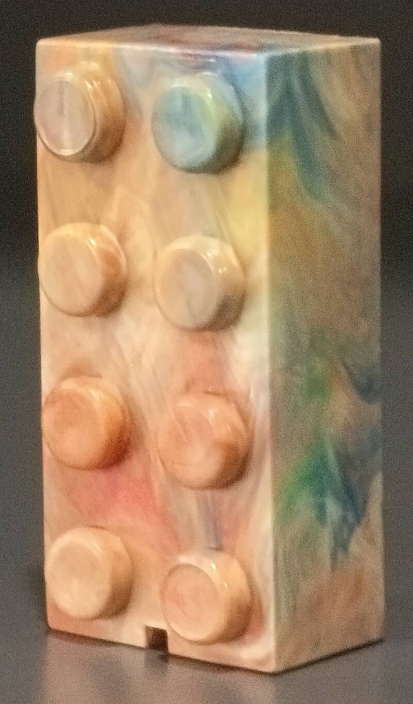 2x4 marbled brick