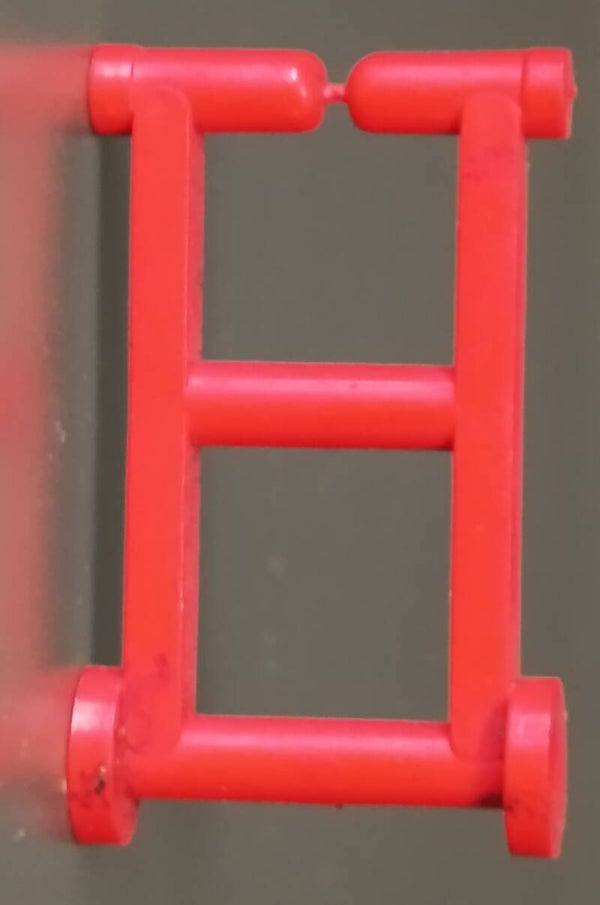 Short shot in red