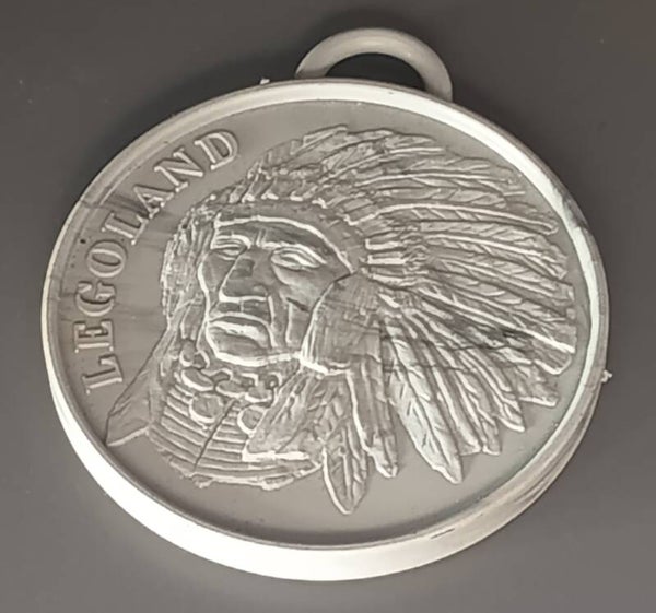 Unpainted medal marbled