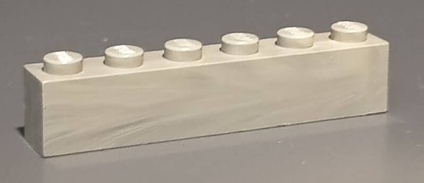 Marbled 1x6 brick