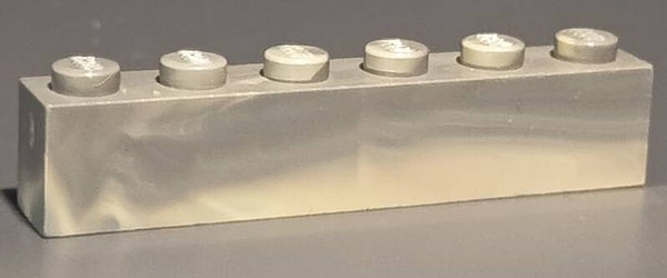 Marbled 1x6 brick