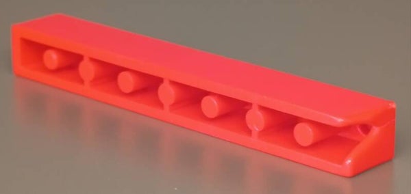 Red short shot 1x8 brick
