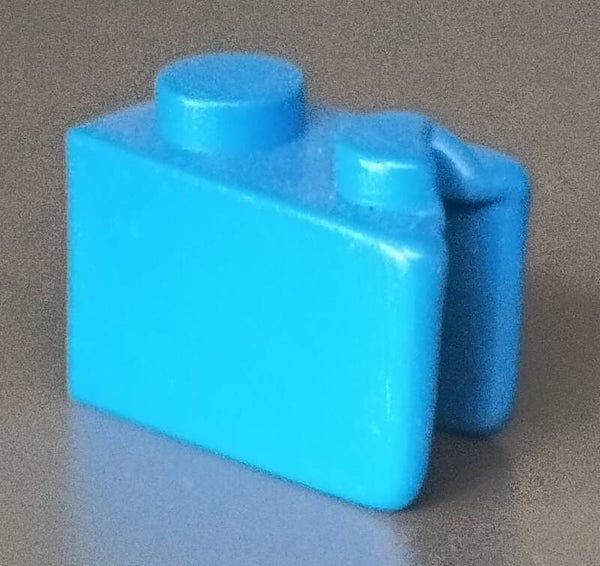 Short shot 1x2 brick