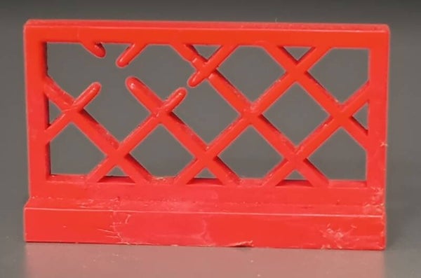 Red fence short shot