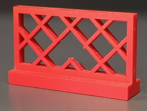 Red fence short shot