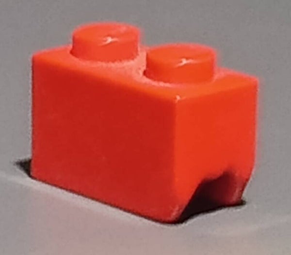 Red short shot brick