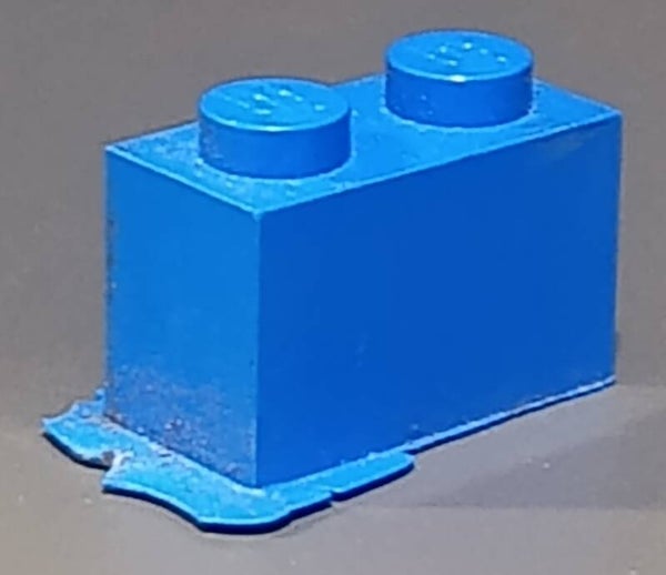 Long shot blue brick