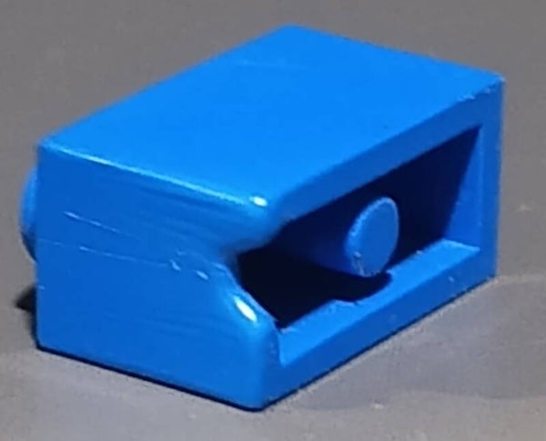 Blue short shot