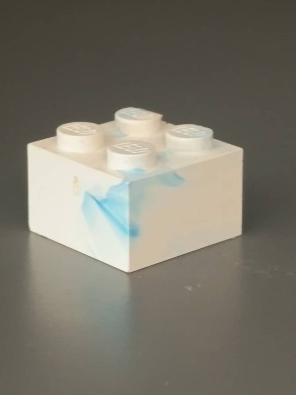 2x2 marbled brick