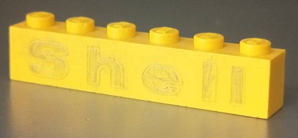Shell brick misprint