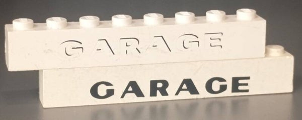Garage brick misprint