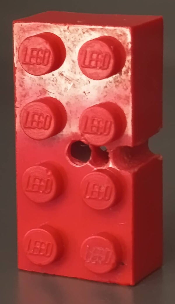 Brick with drill mistake