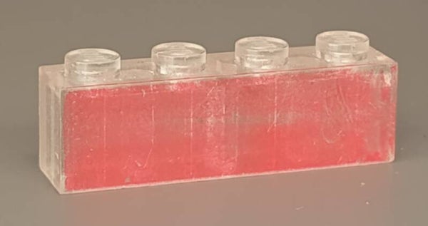 1x4 trans clear brick misprint