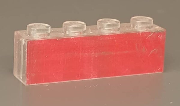 1x4 trans clear brick misprint