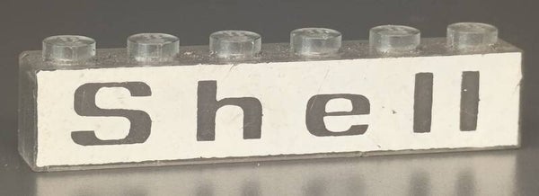 Trans clear Shell brick missing colour