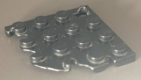Short shot 4x4 plate black