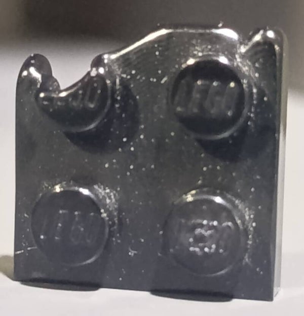 Short shot plate black