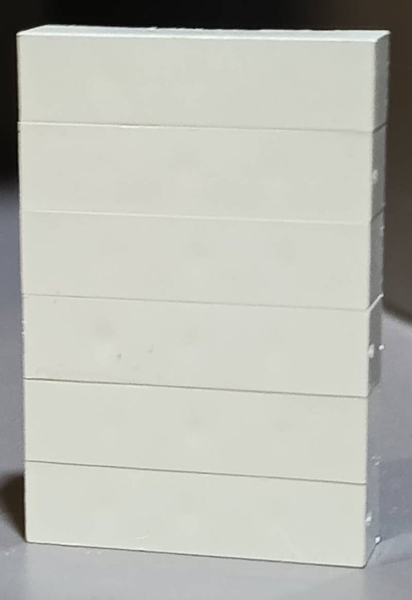 Modulex glued bricks