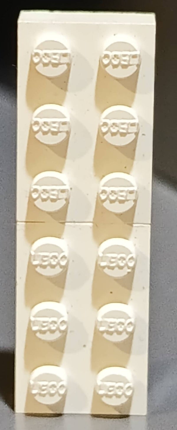 Two modulex bricks glued