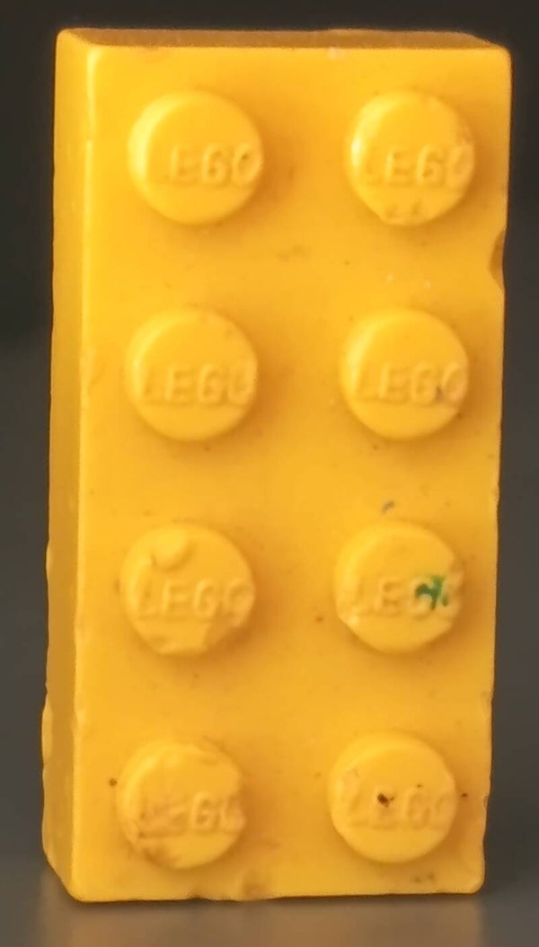 Modulex 2x4 brick yellow