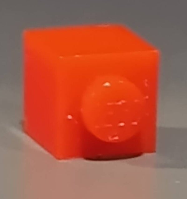 1x1 red modulex brick