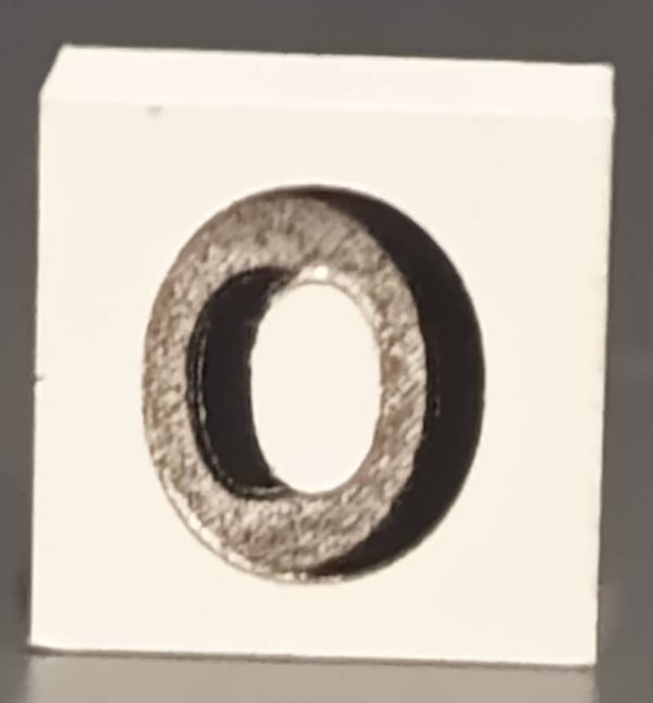 Modulex tile with misprint