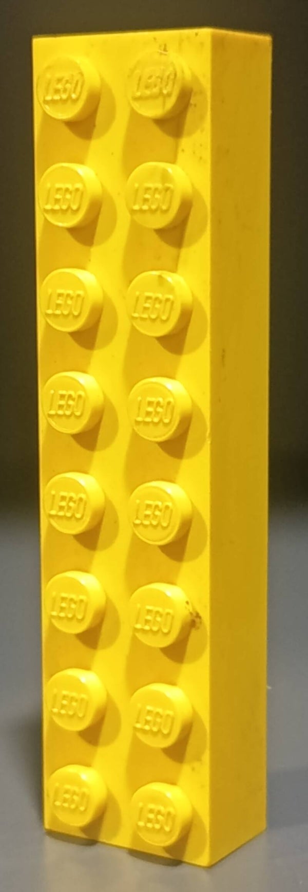 Yellow 2x8 brick marbled