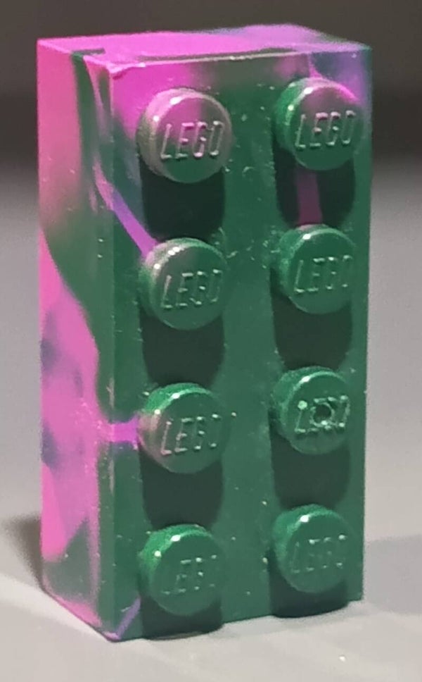 2x4 marbled brick