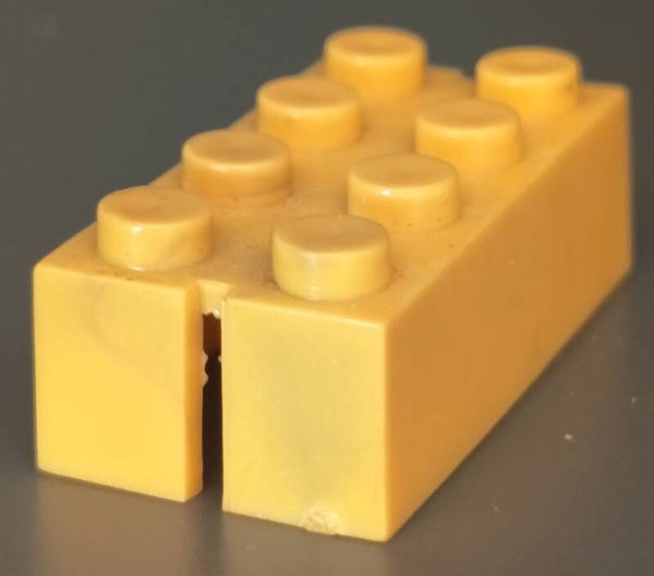 2x4 yellow brick little marbled