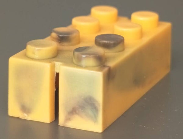 2x4 yellow brick marbled