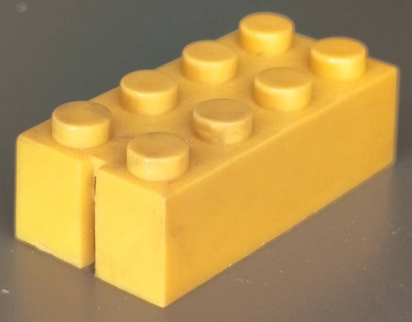 2x4 yellow brick little marbled