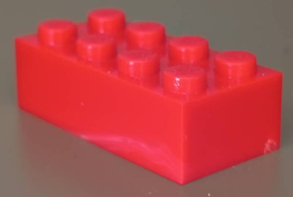 2x4 marbled brick special red