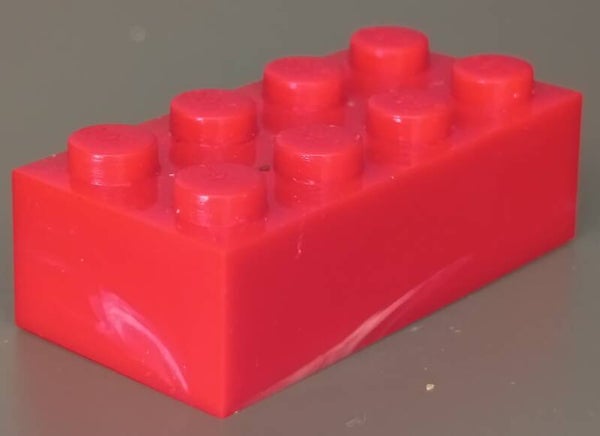 2x4 marbled brick special red