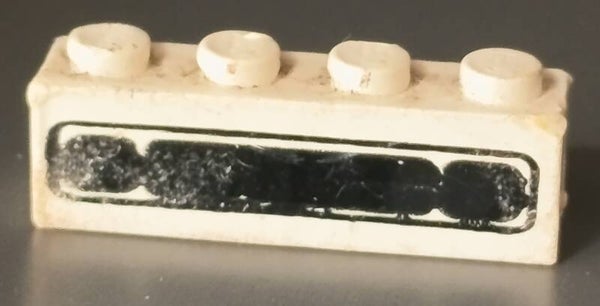 Misprint White 1x4 brick
