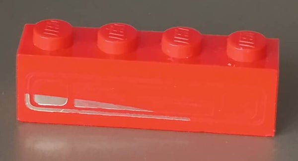 Misprint Red 1x4 brick car grille
