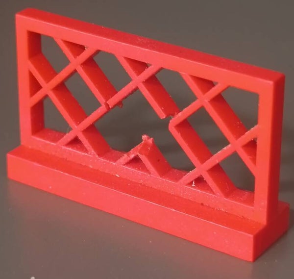 Shortshot red fence
