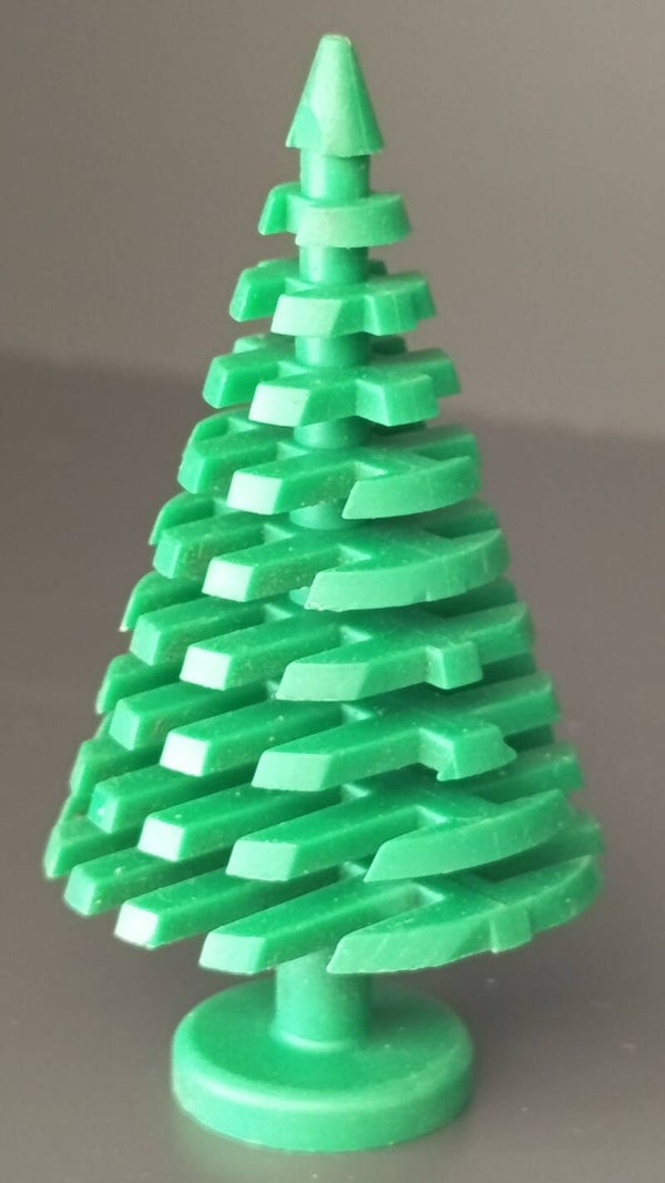 Green tree with prototype top