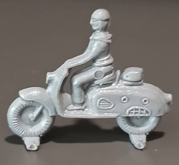Unpainted moped - Ho scale