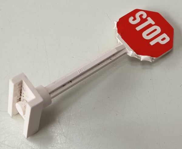 Road sign "stop"