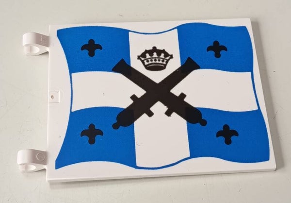 Flag 6x5 black crossed cannons