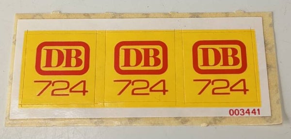 Sticker sheet for set 724