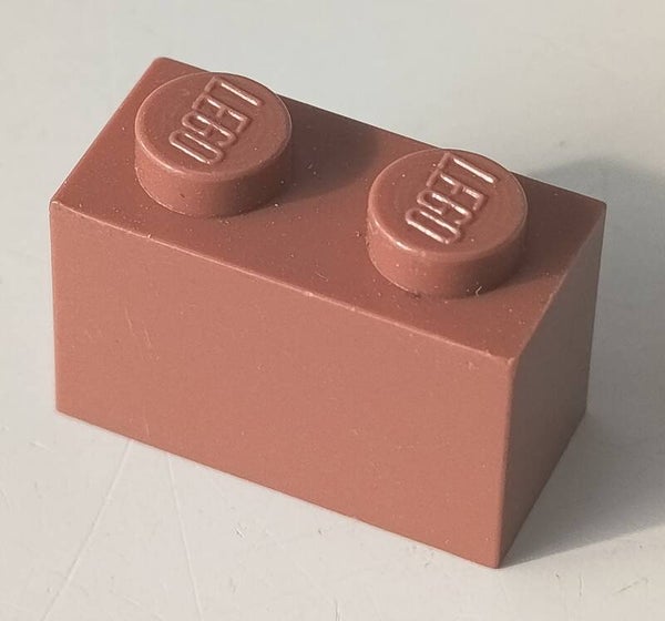 1 x 2 brick in fabuland colour