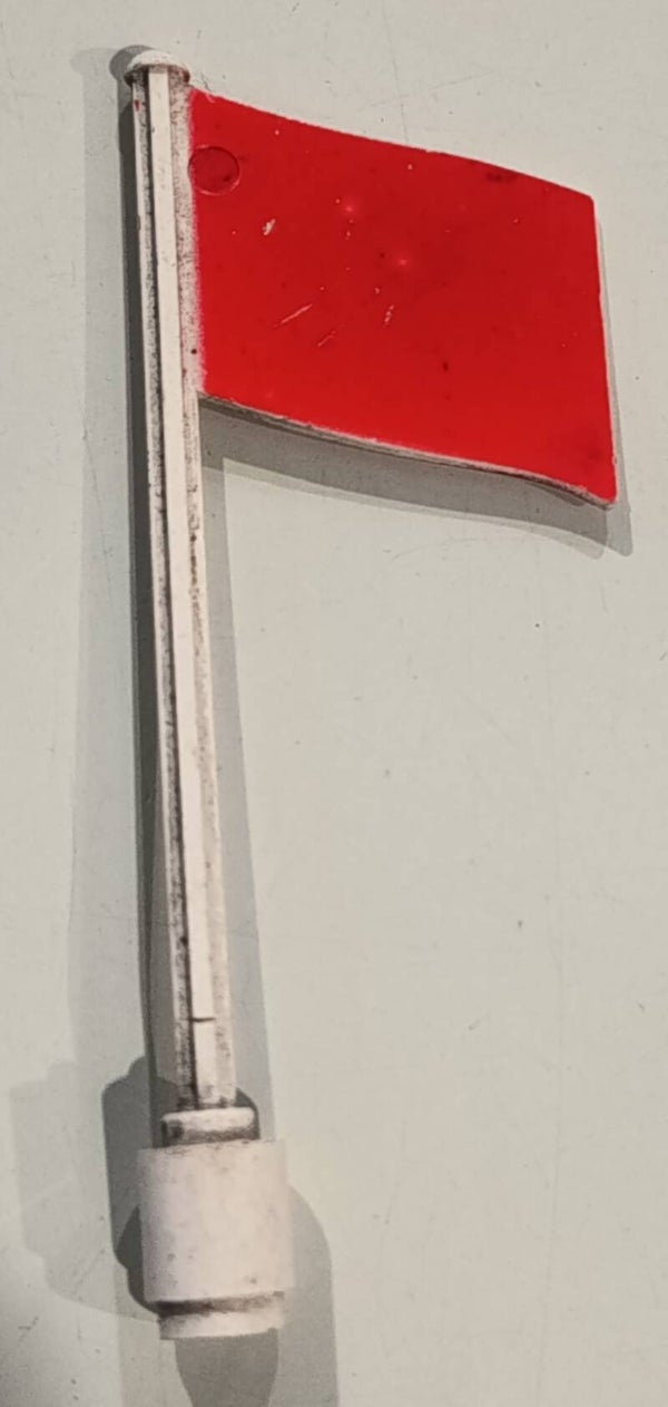 Lego flag with only red print