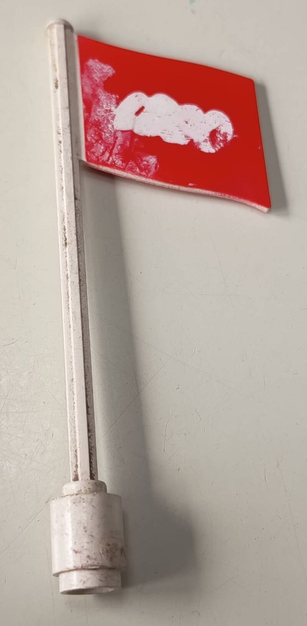 Flag with misprint