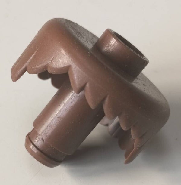 Brown unassempled hair for duplo